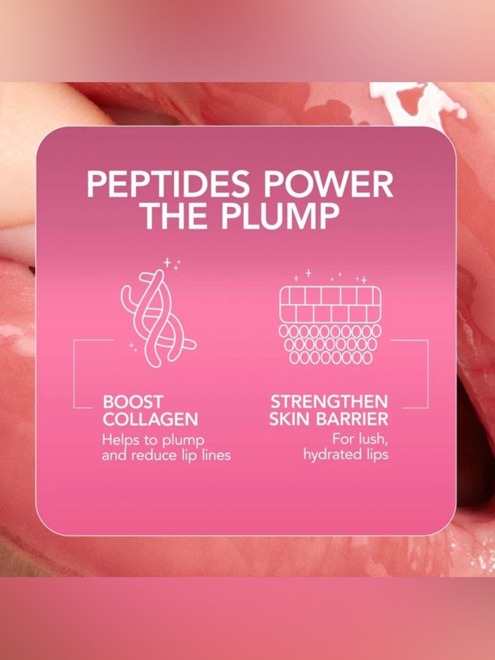 NEW Buxom Power-full Plump Lip Balm - Dolly Fever - pH Reactive & Hydrating - Picture 3 of 7